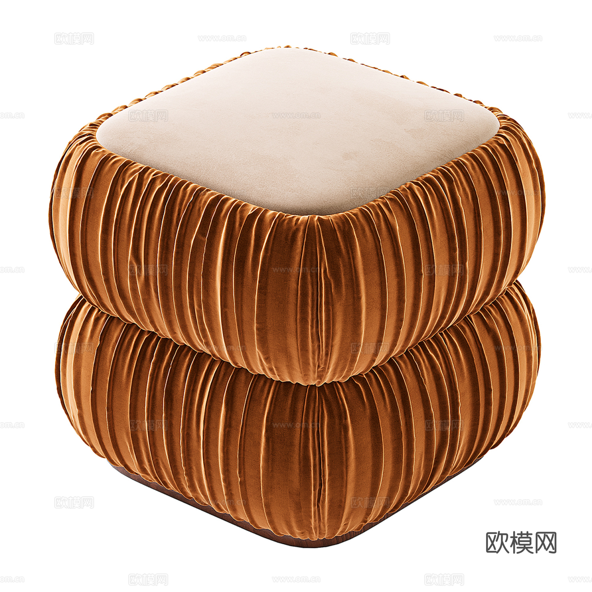现代梳妆凳 沙发凳 矮凳su模型