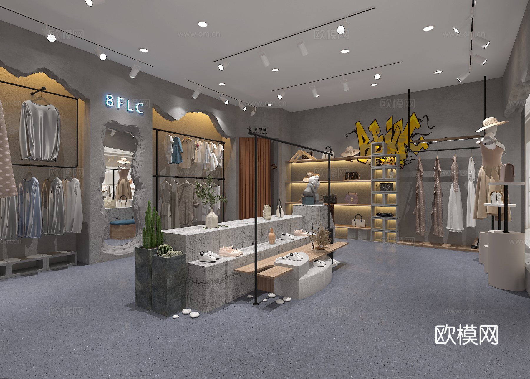 女装店3d模型