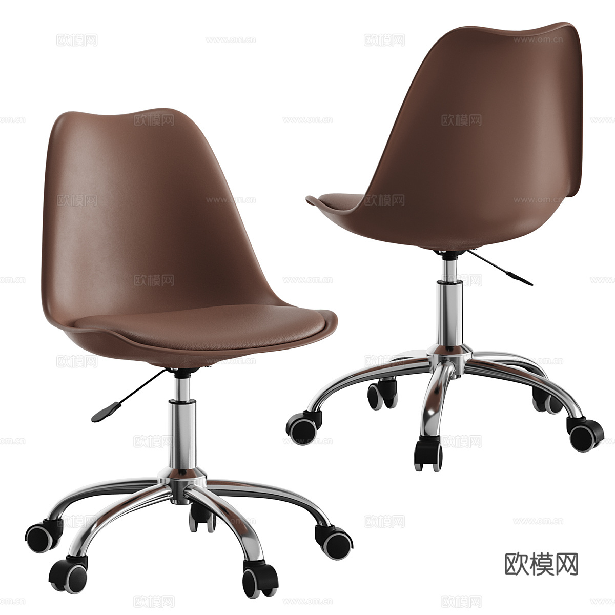 现代意式电脑椅 办公椅3d模型