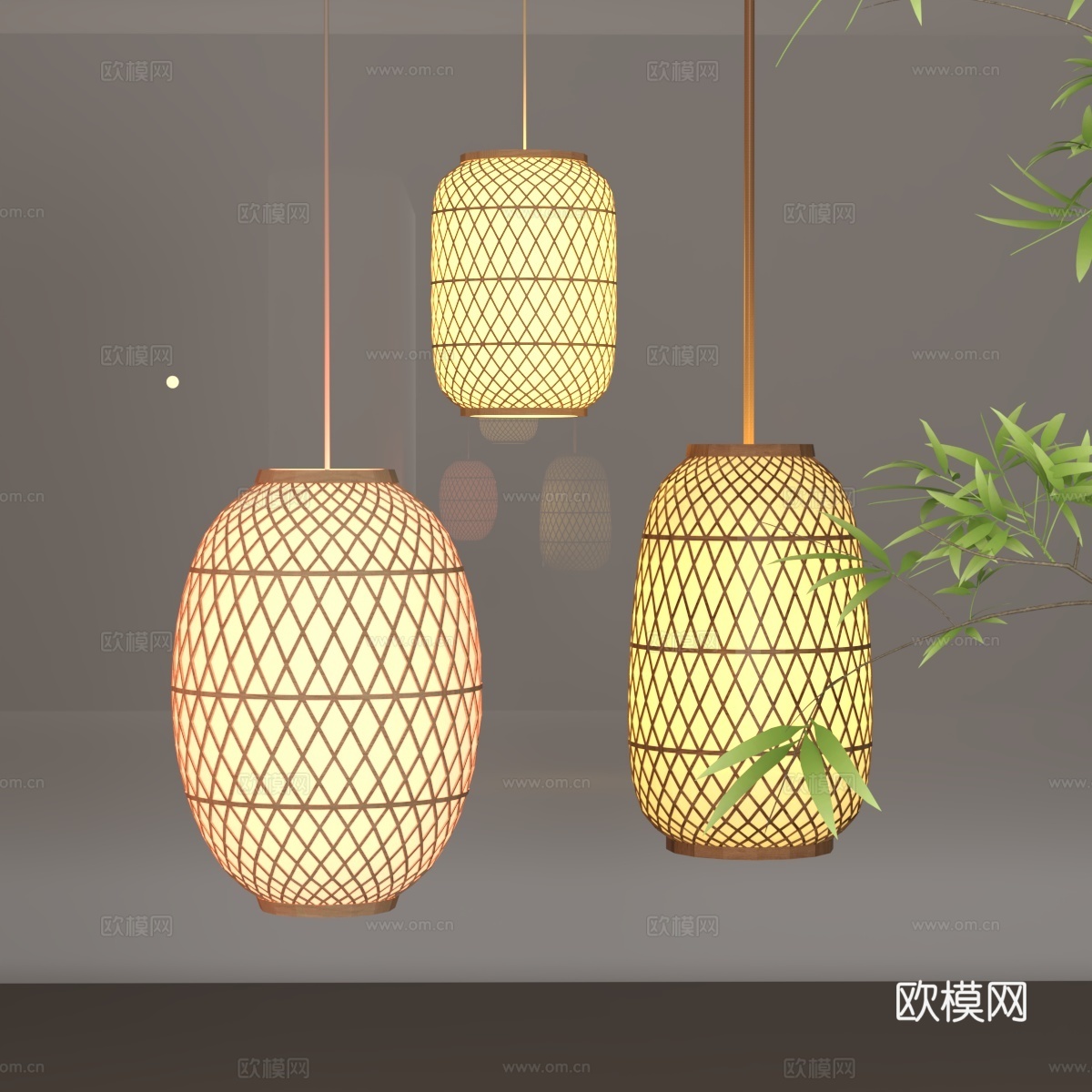 灯笼su模型