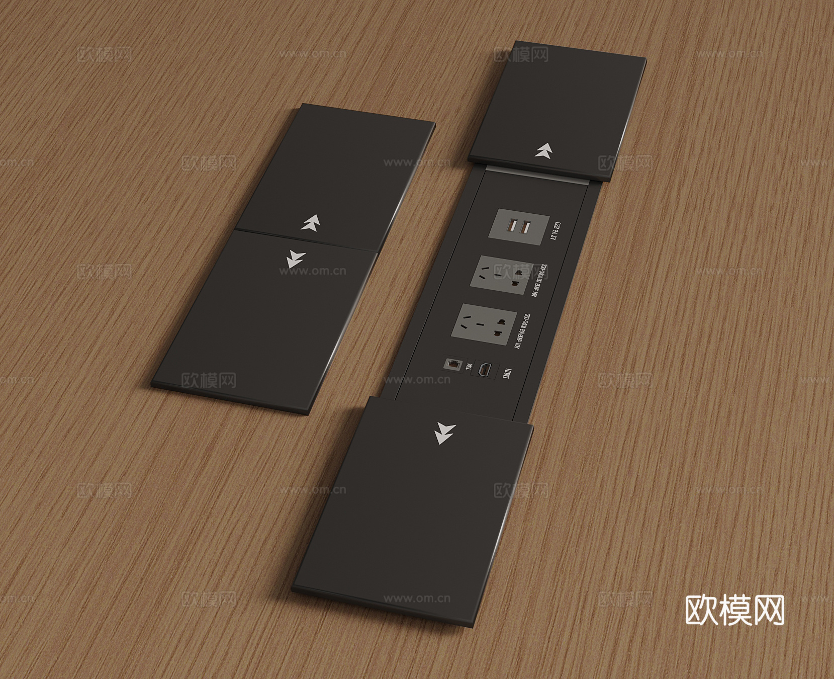 插座 现代多功能插座 开关插座su模型