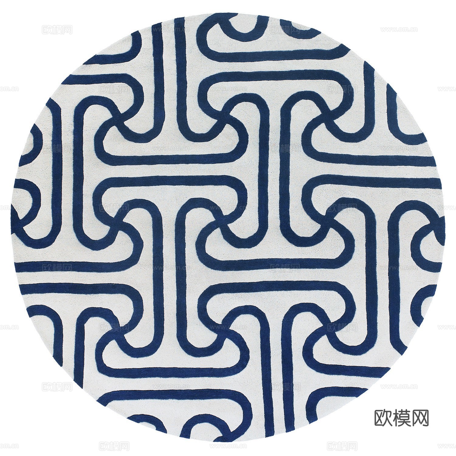圆形地毯  欧式法式地毯  复古地毯