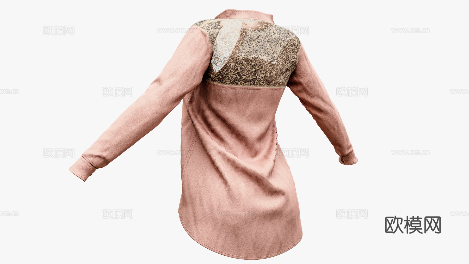女士服装 女装 上衣 衣服 模特3d模型