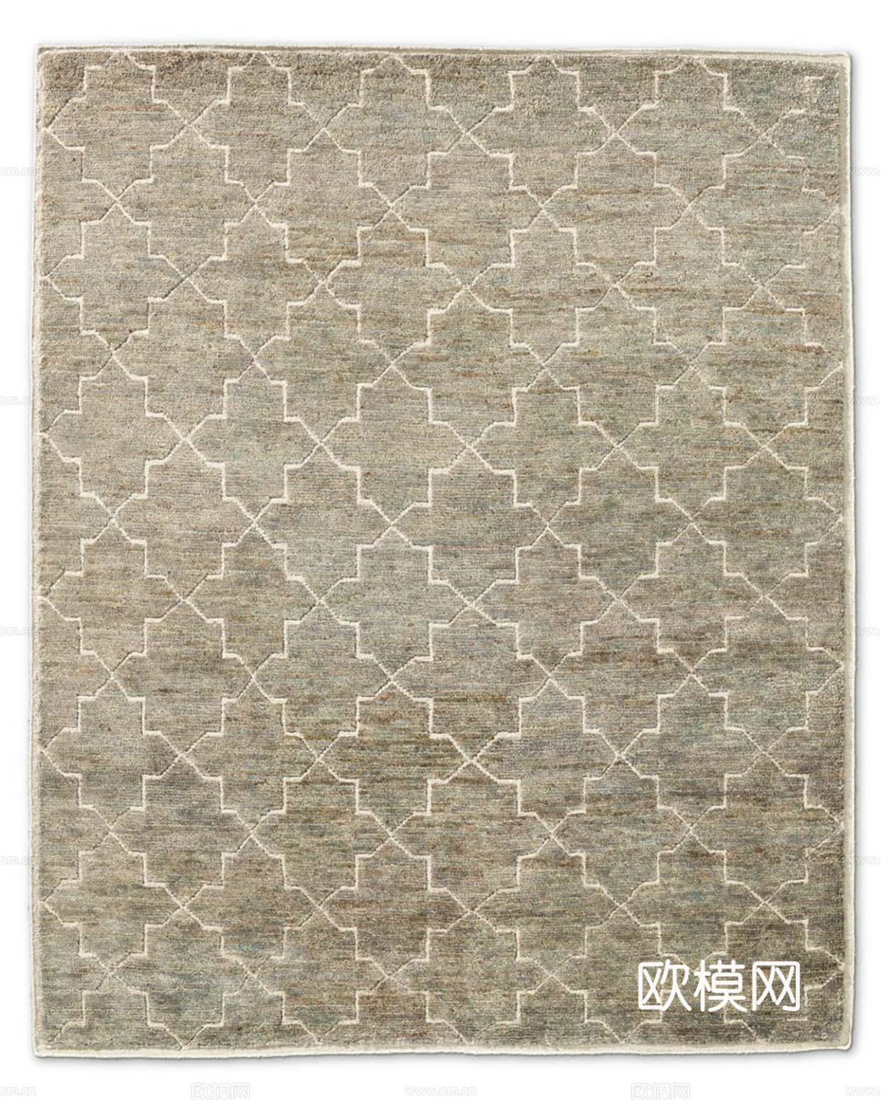 极简地毯  方形线条地毯  绒毛地毯