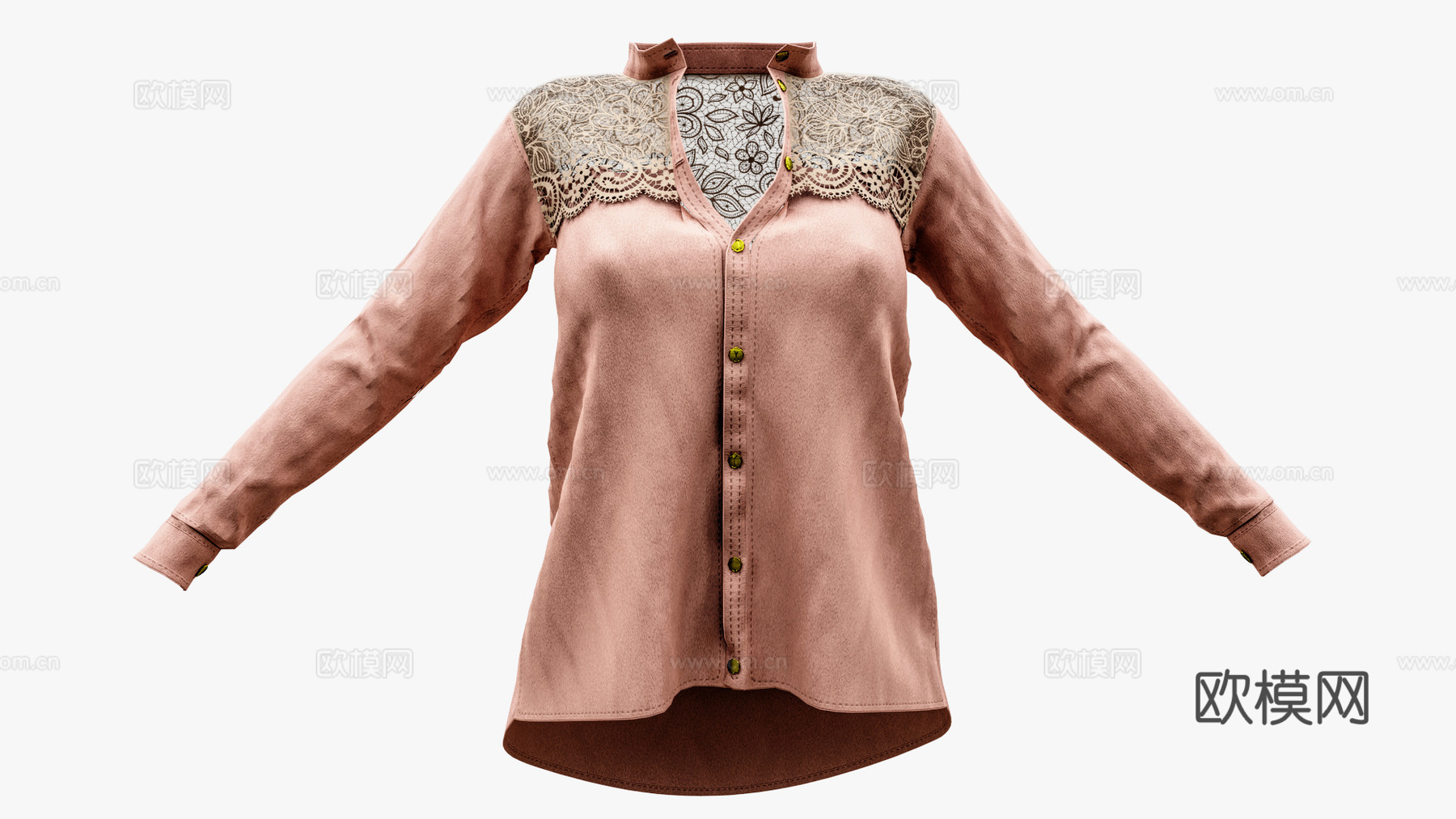 女士服装 女装 上衣 衣服 模特3d模型