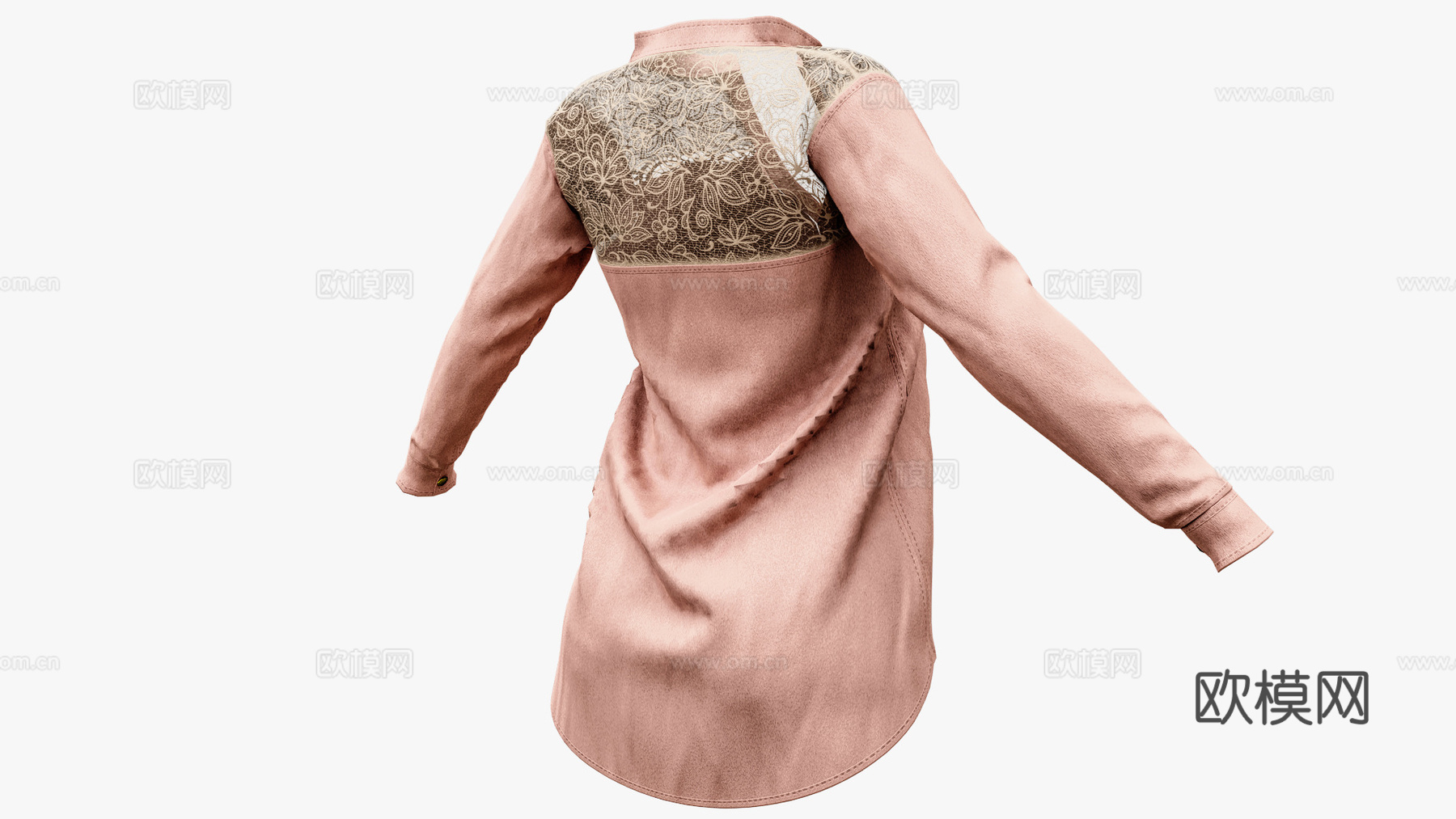 女士服装 女装 上衣 衣服 模特3d模型