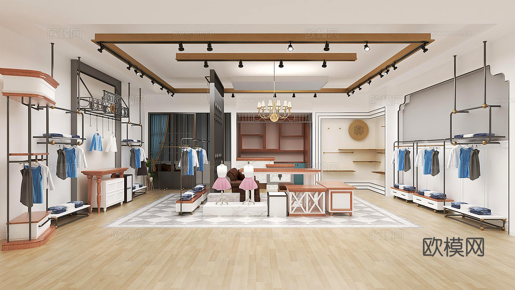 童装店3d模型