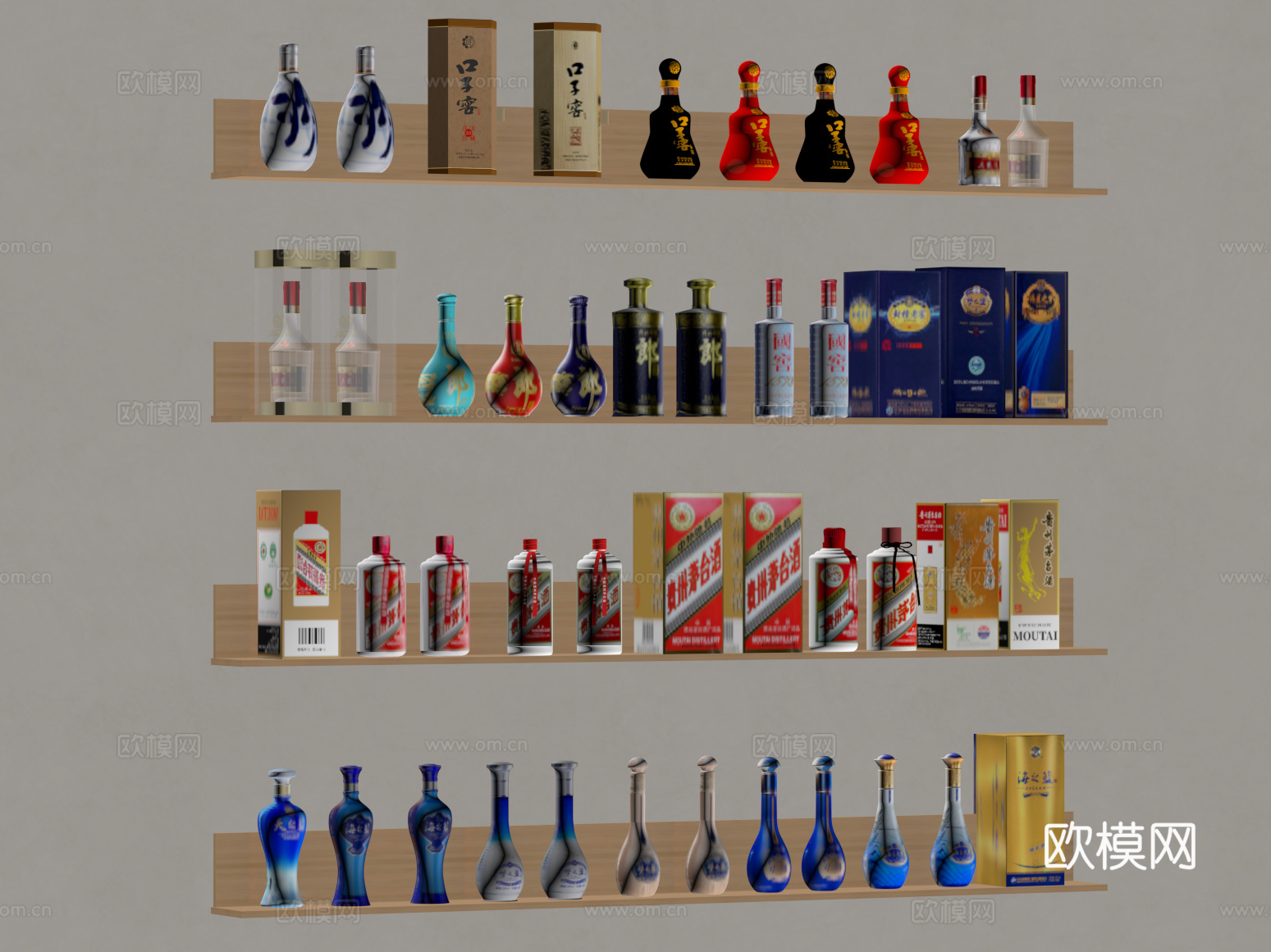 酒水 现代酒水饮料 其他用品su模型