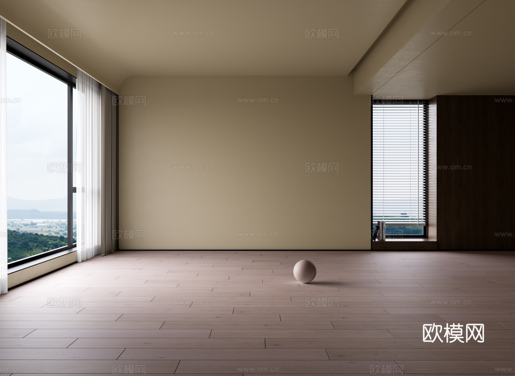 法式实木地板 亮紫色木地板 工字铺贴地板 卧室地板3d模型