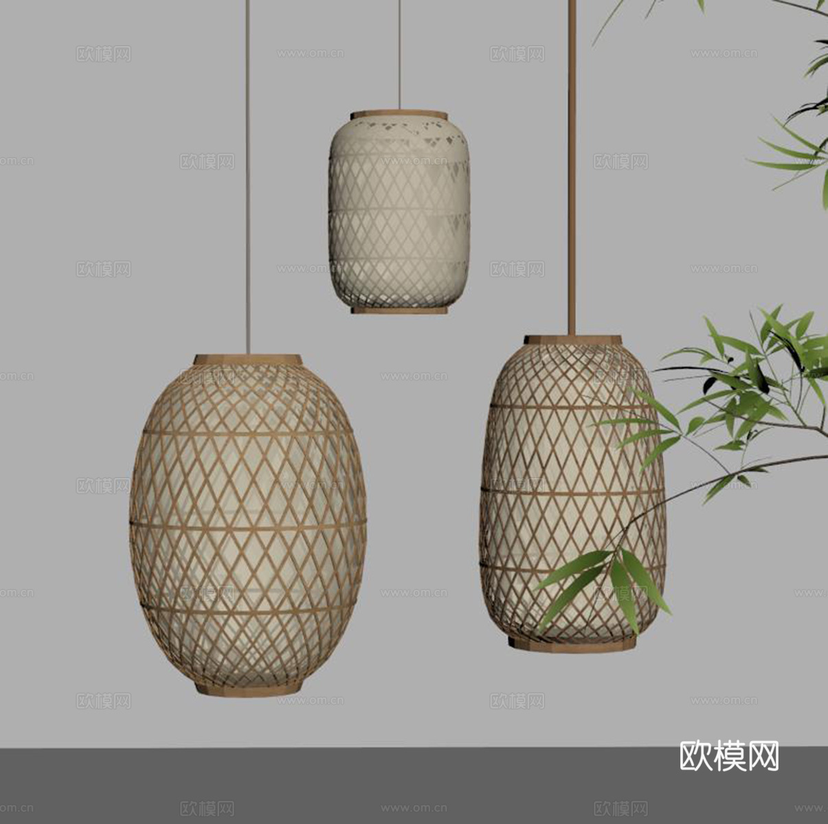 灯笼su模型