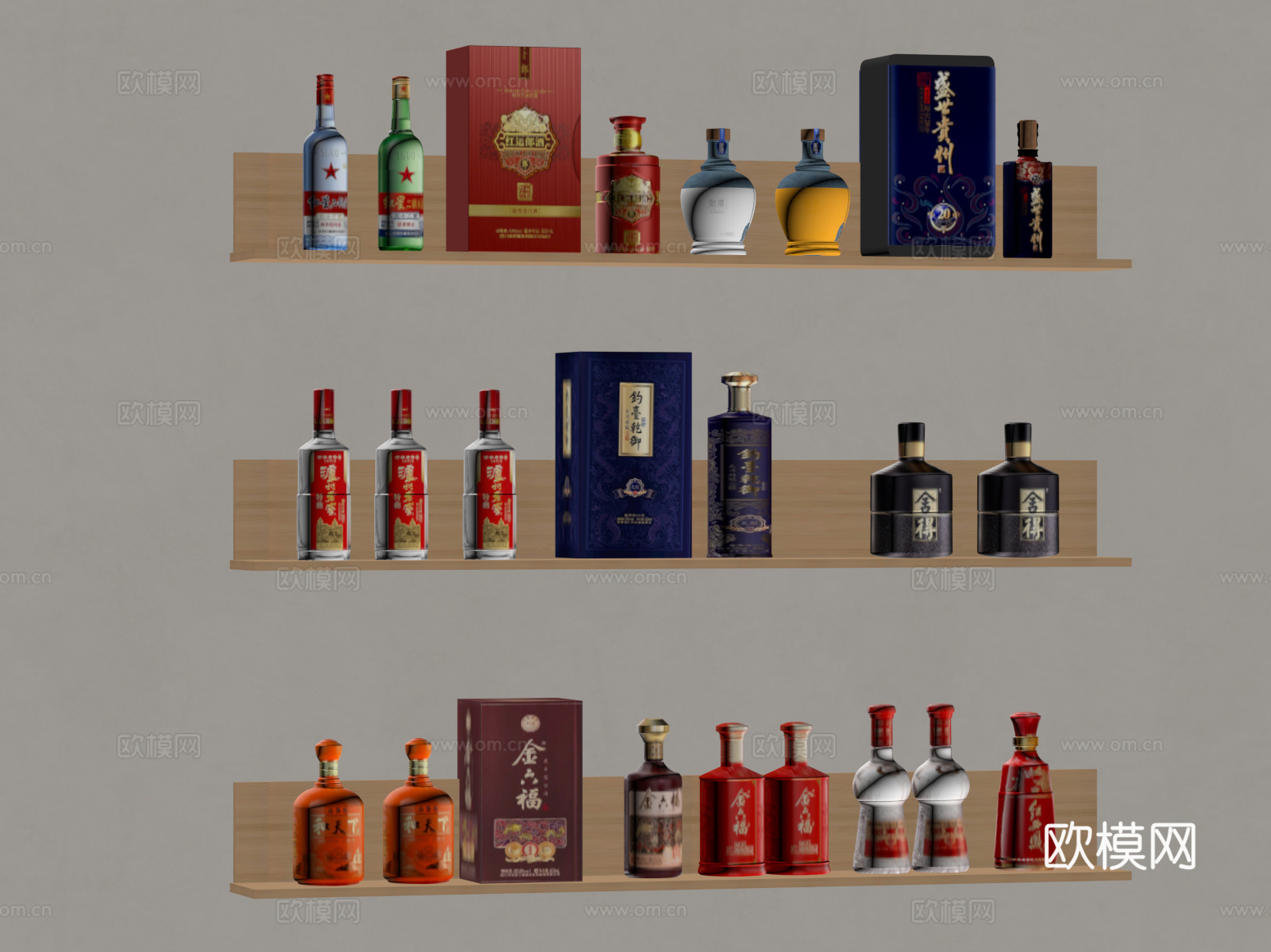 酒水 现代酒水饮料 其他用品su模型