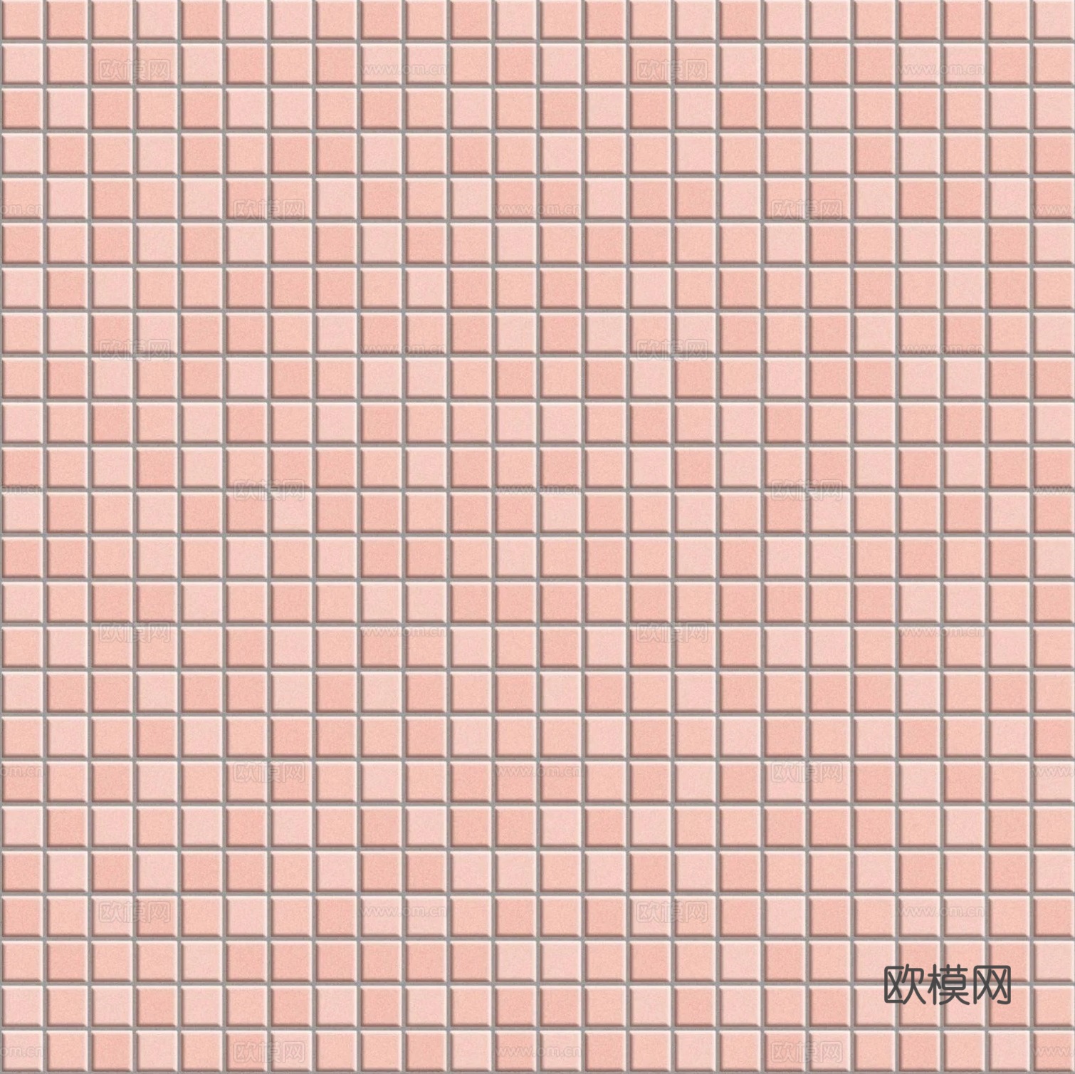 砖红色马赛克贴图
