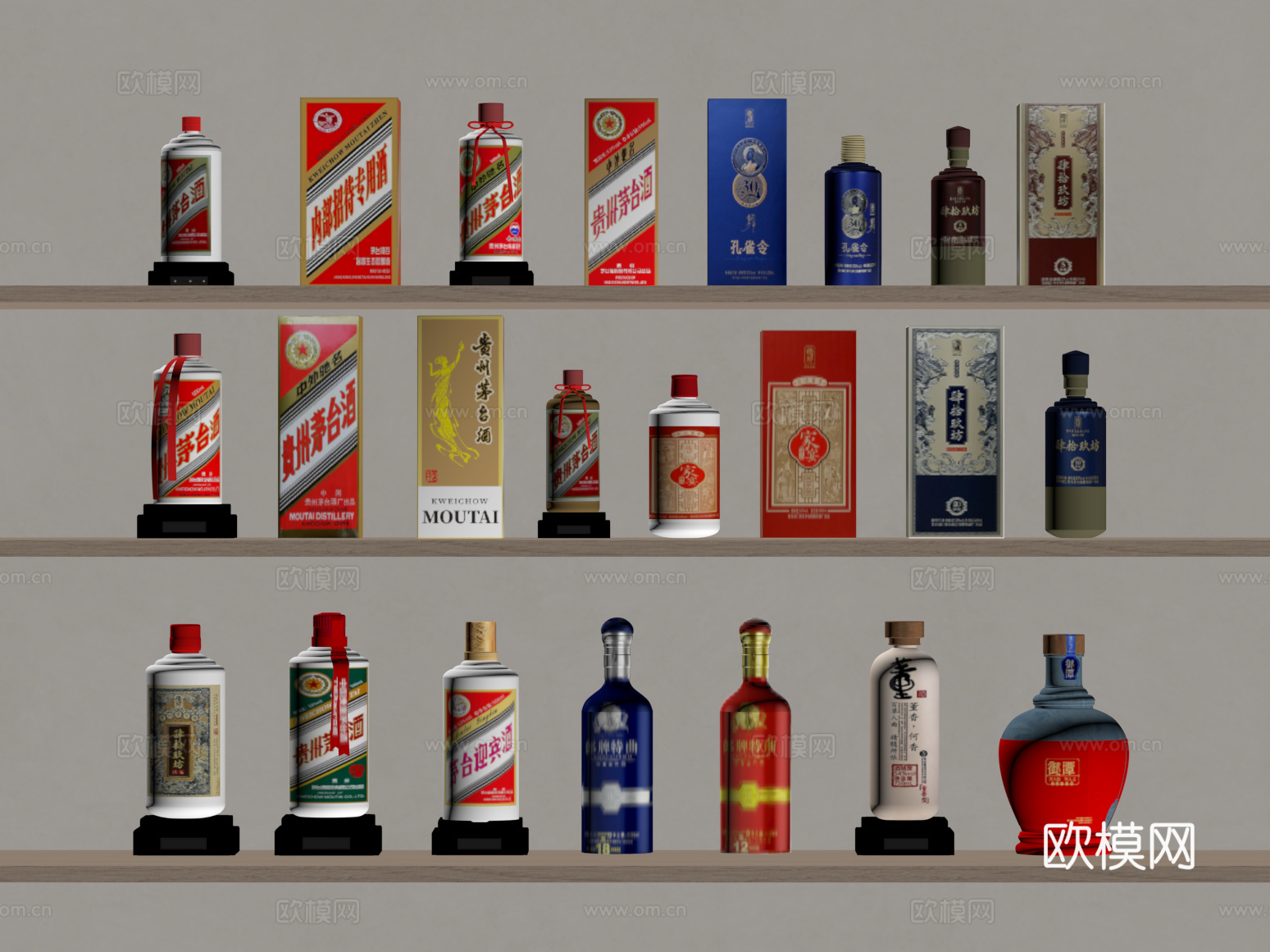 酒水 现代酒水饮料 其他用品su模型
