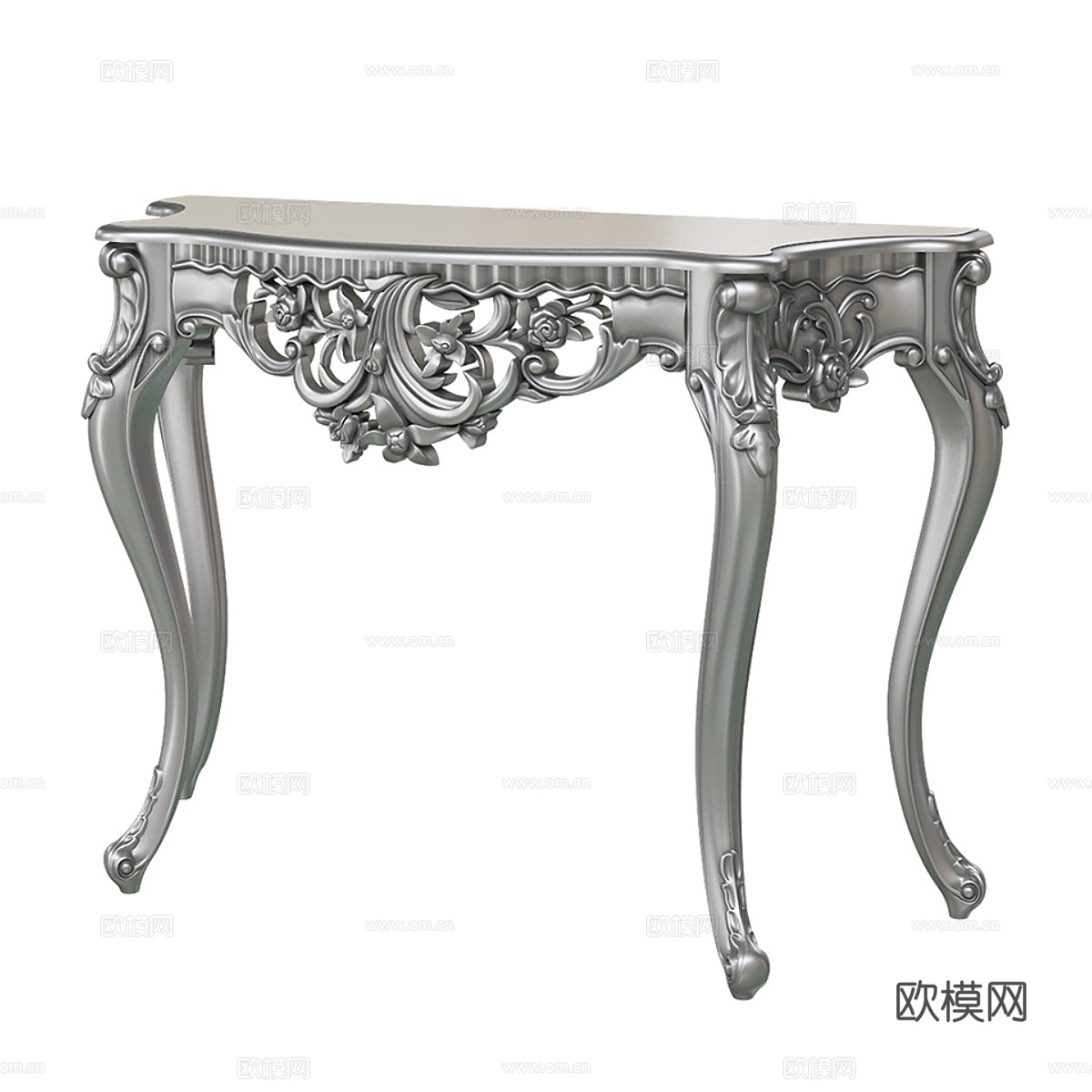 法式轻奢端景台3d模型
