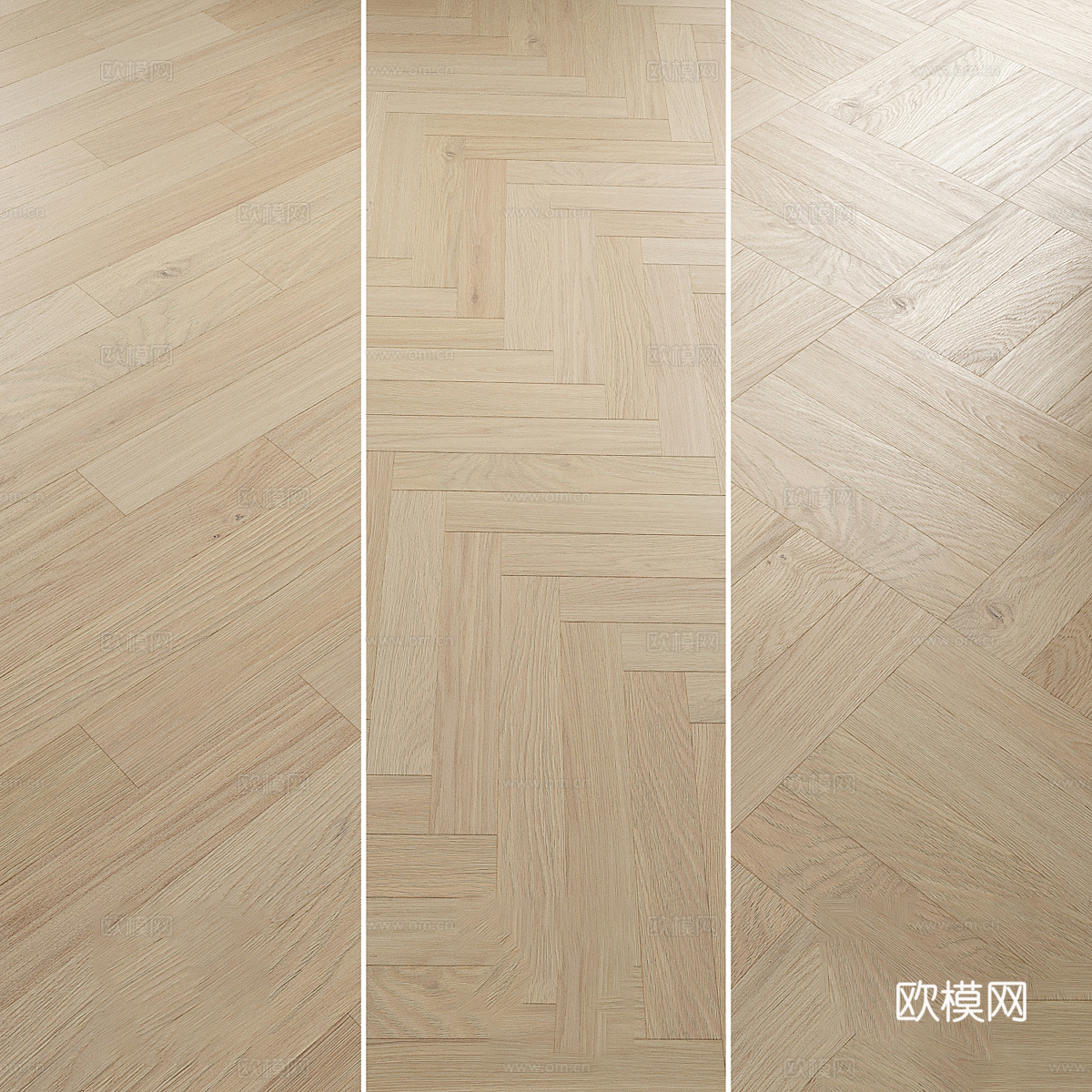 现代北欧原木木地板材质3d模型