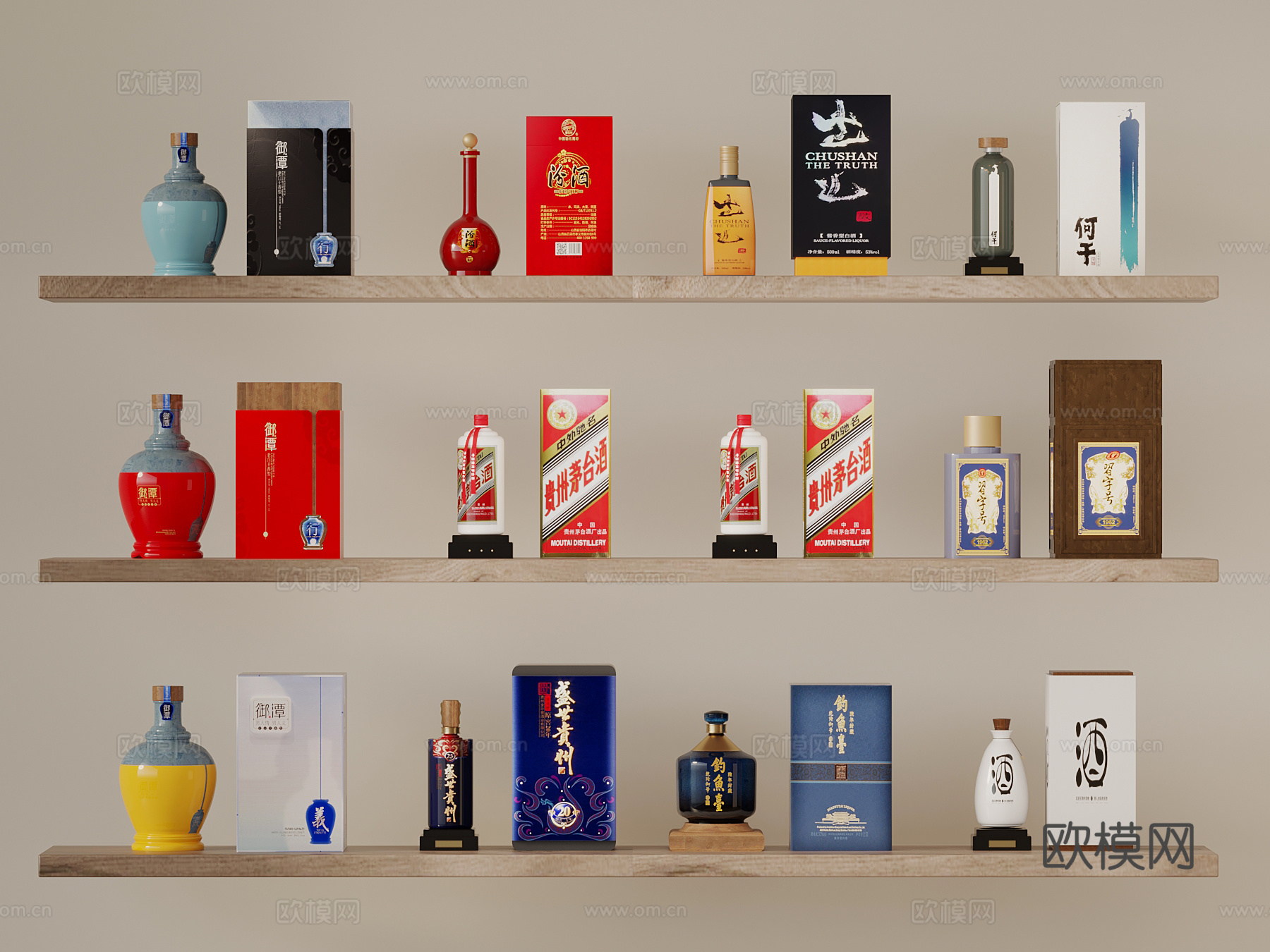 酒水 现代酒水饮料 其他用品su模型