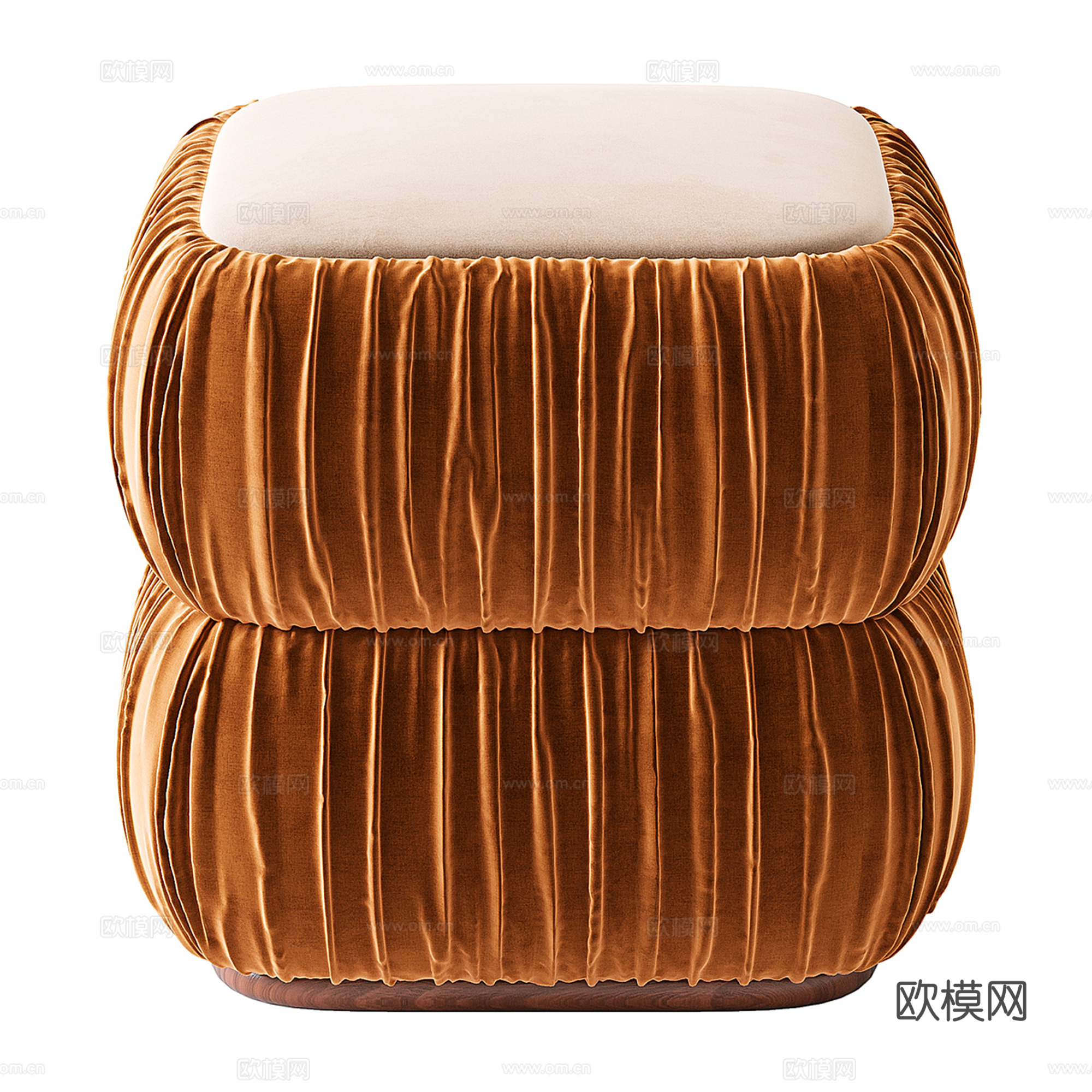 现代梳妆凳 沙发凳 矮凳su模型