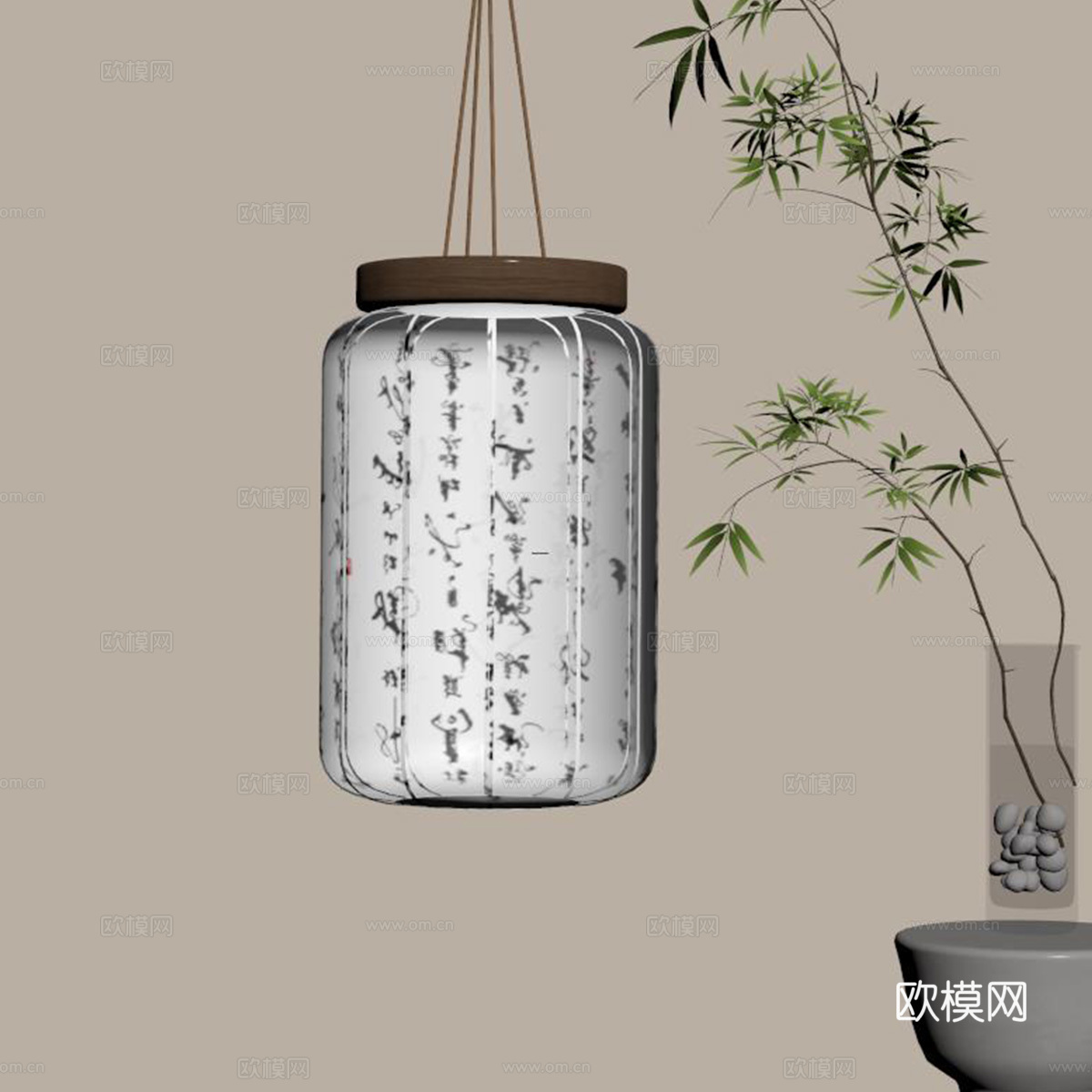 灯笼su模型