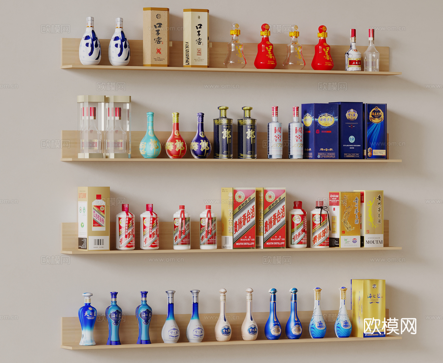 酒水 现代酒水饮料 其他用品su模型