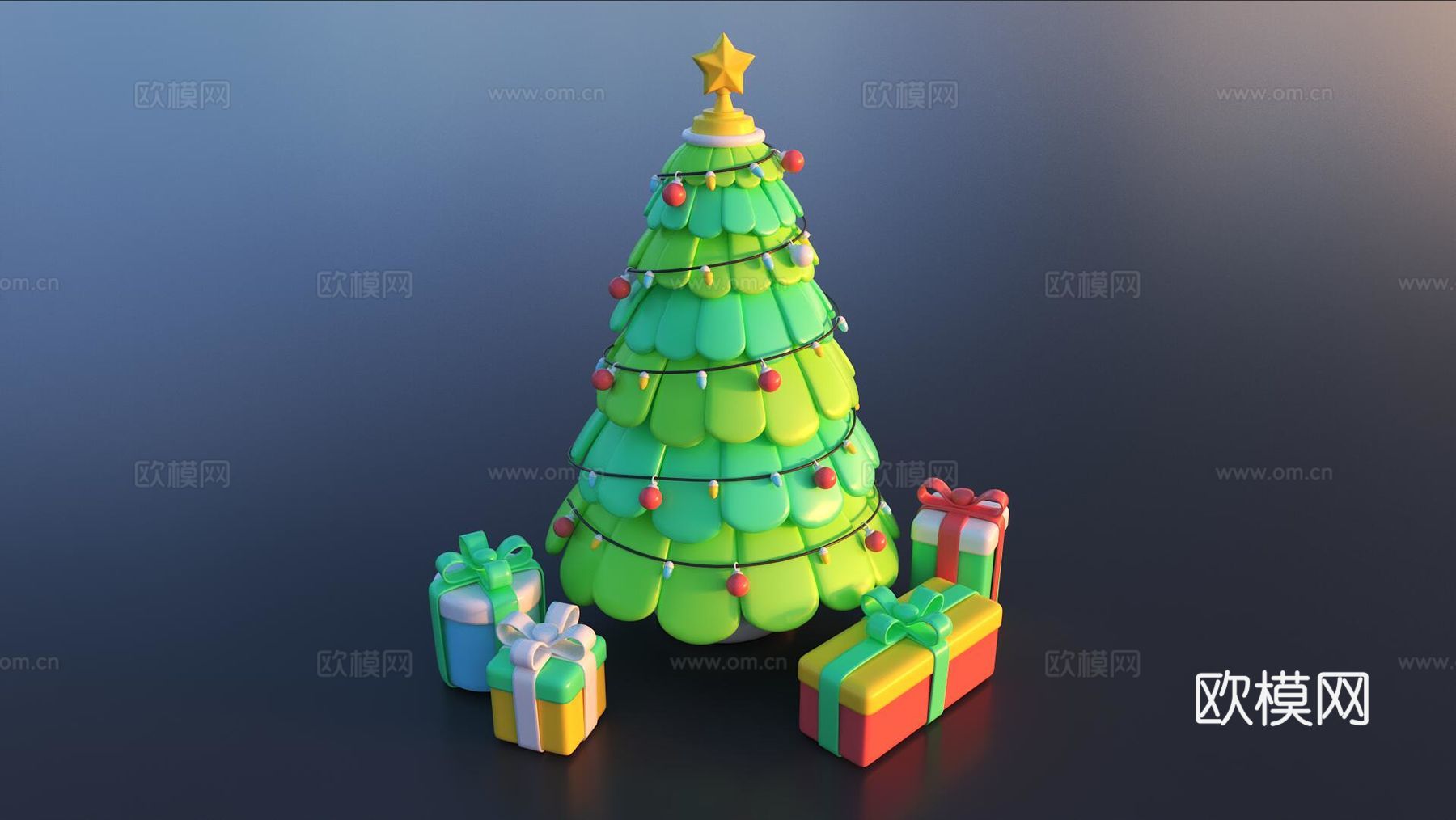 圣诞树3d模型