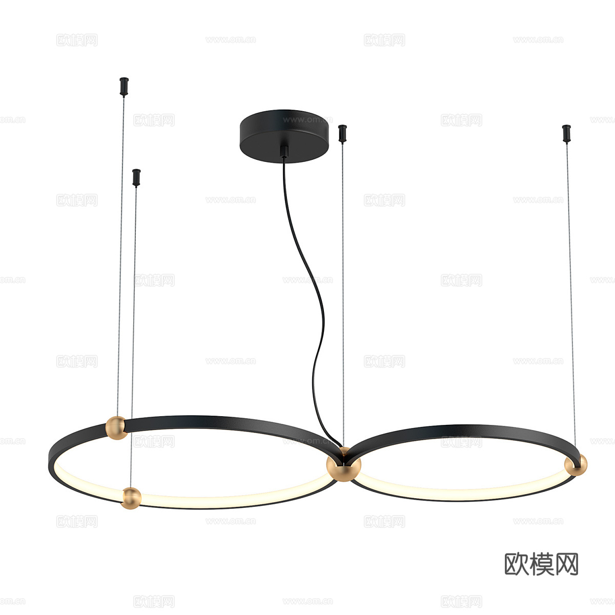 现代简约吊灯 吊灯 简约吊灯 餐厅吊灯 客厅吊灯3d模型