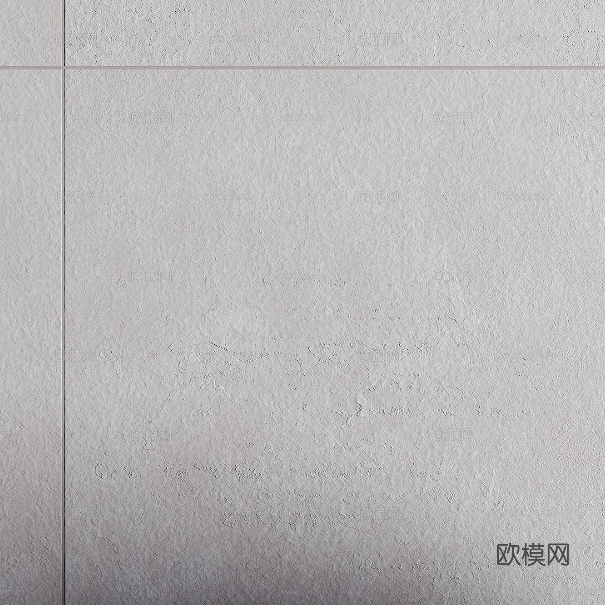 新中式白色粗糙瓷砖3d模型