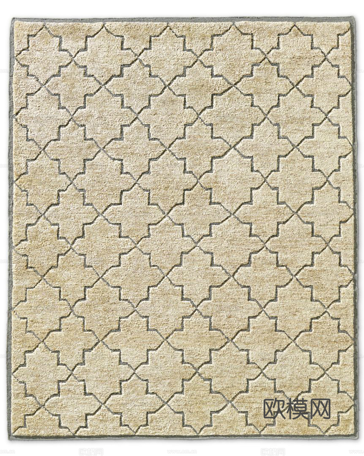 极简地毯  方形线条地毯  绒毛地毯下载