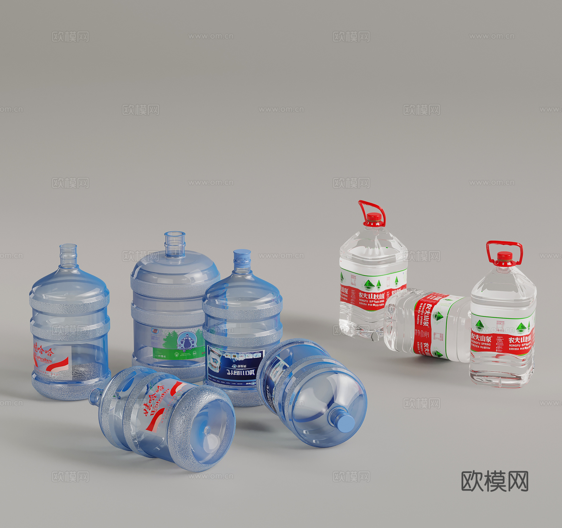 矿泉水 现代其他用品su模型