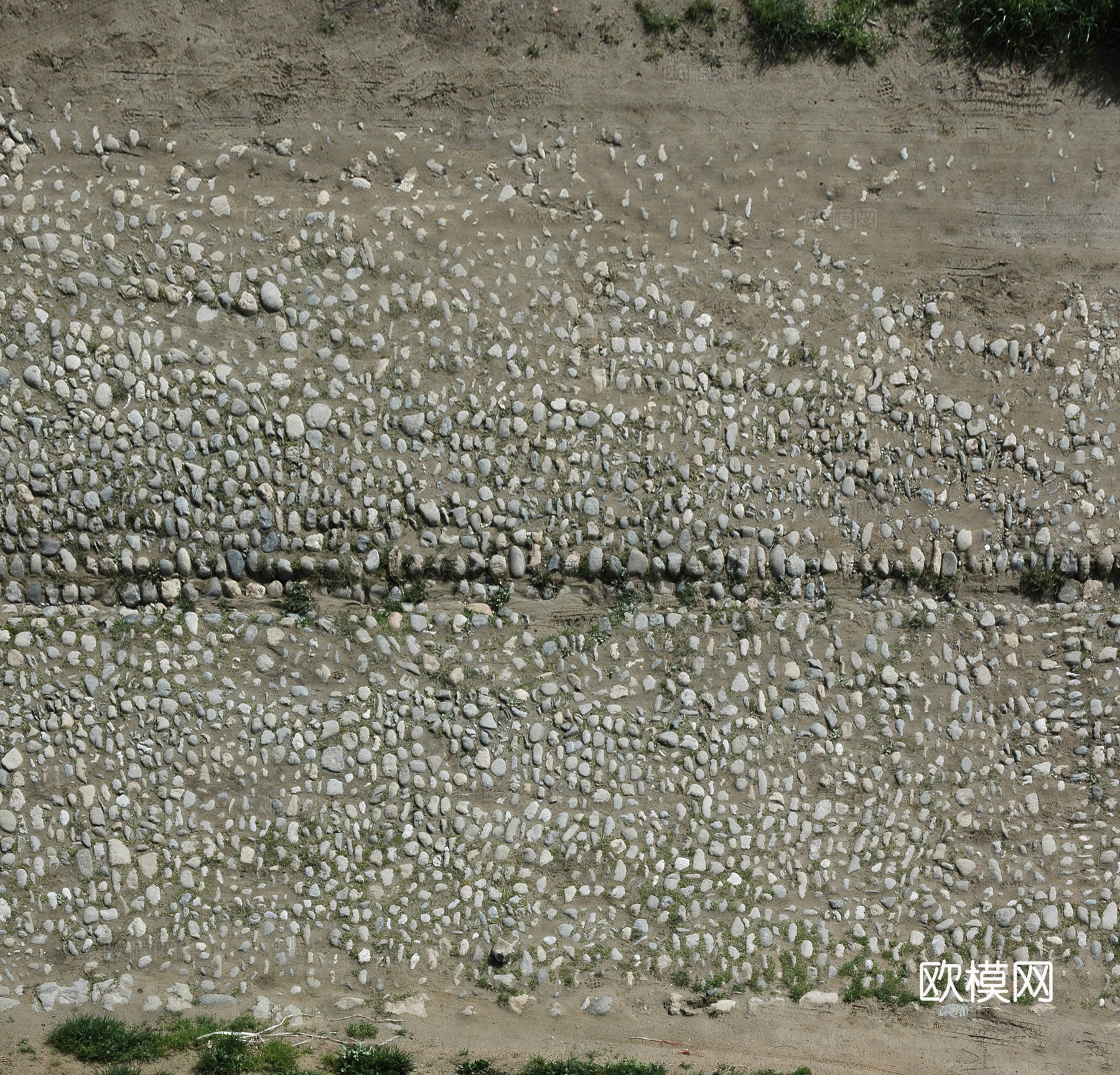 石材拼花 鹅卵石拼花地面  砖块路面