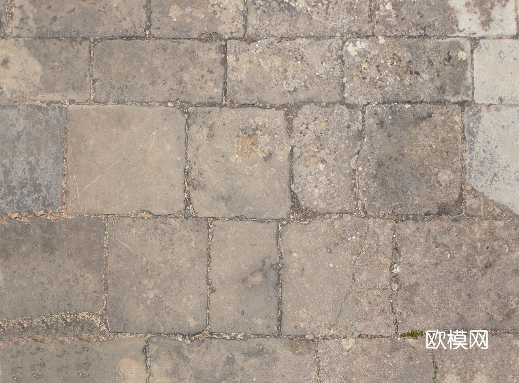 砖块路面  石材拼花 古典墙砖地砖下载