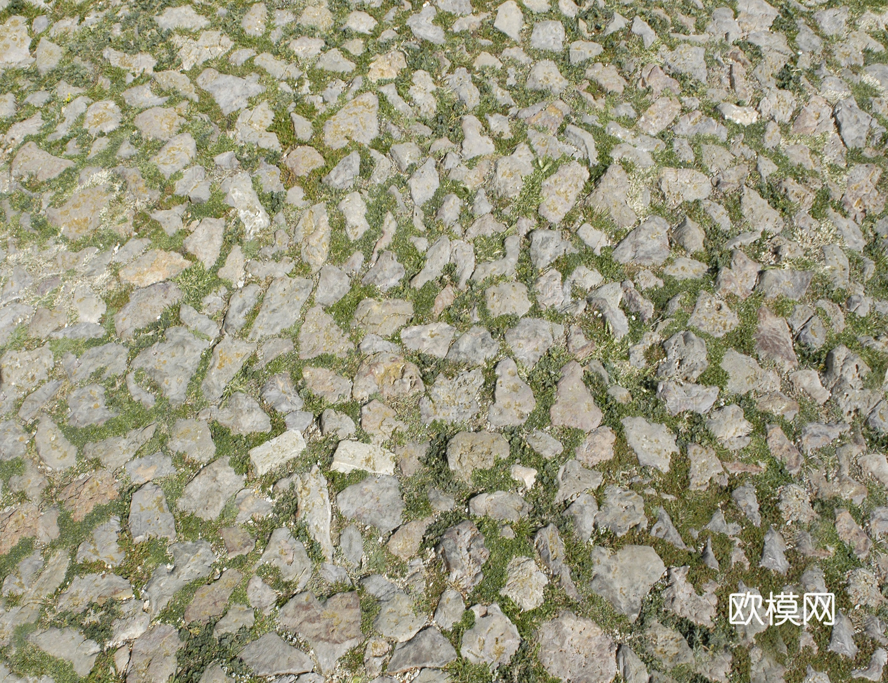 砖块路面  石材拼花 古典墙砖地砖