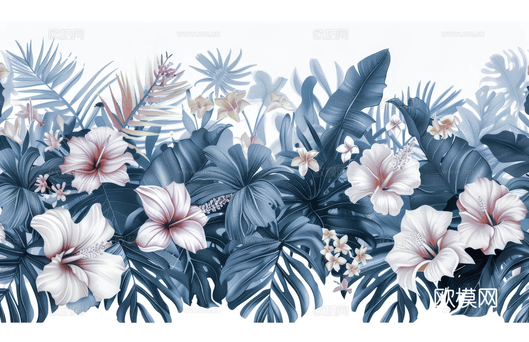 欧式田园热带雨林壁纸下载（渲染图5）