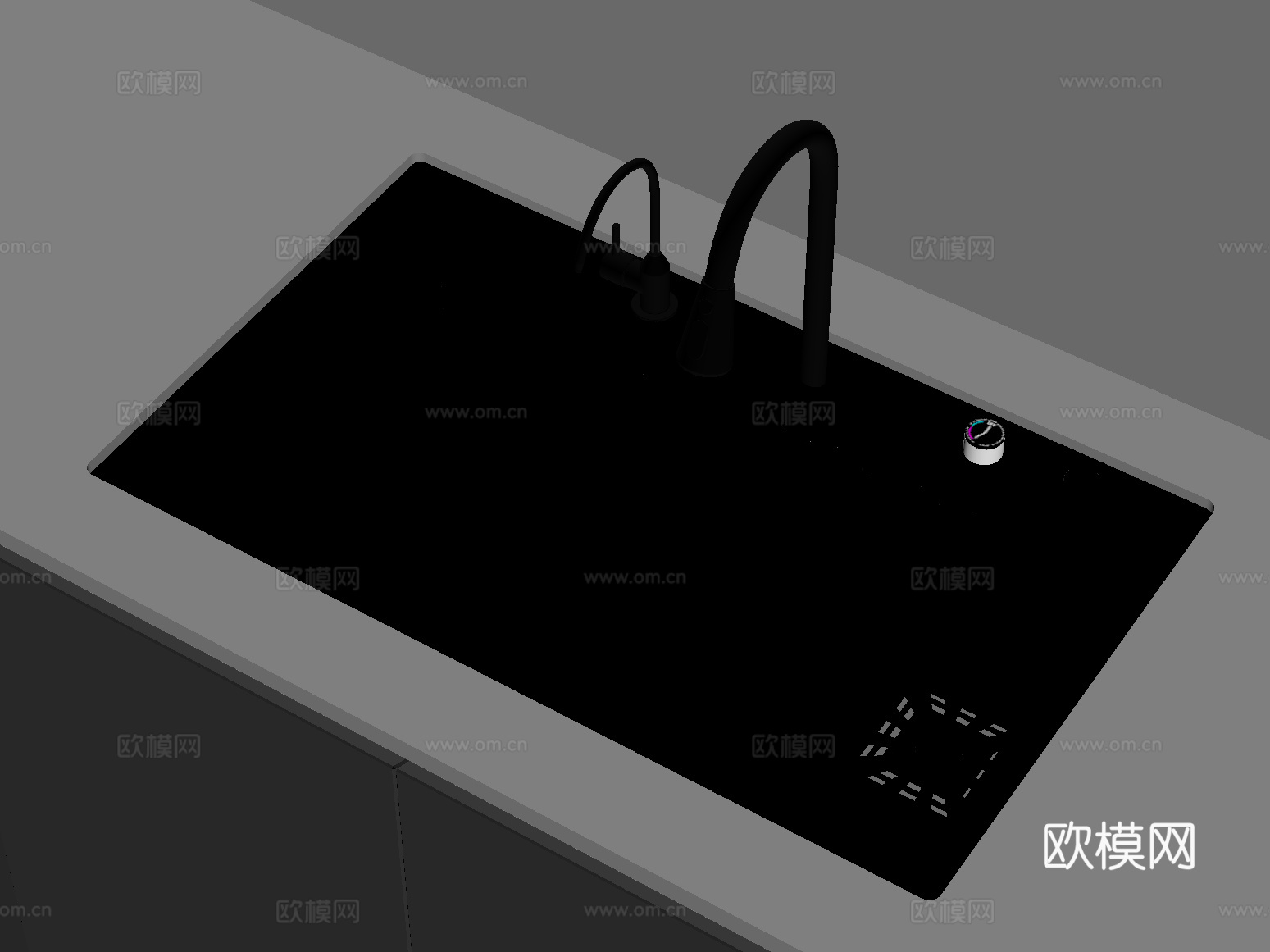 水槽 现代水槽su模型