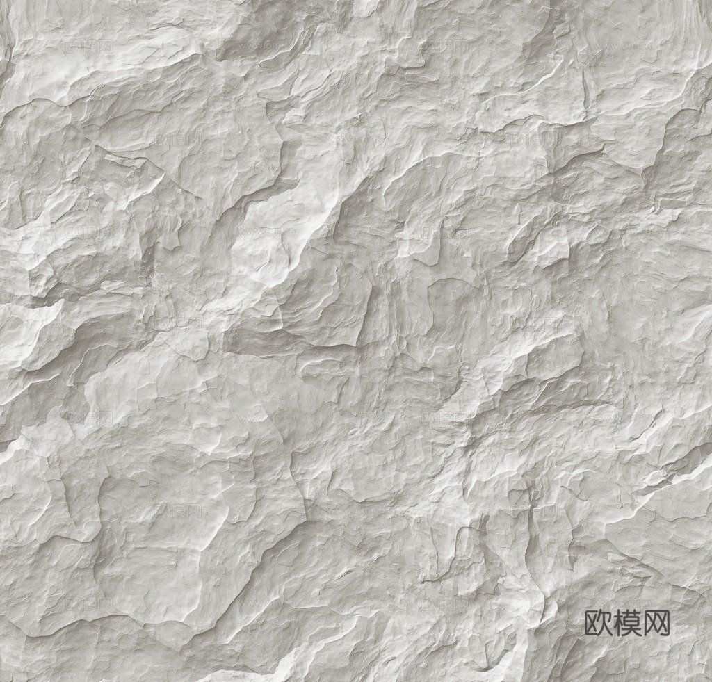 白色石材_文化石贴图