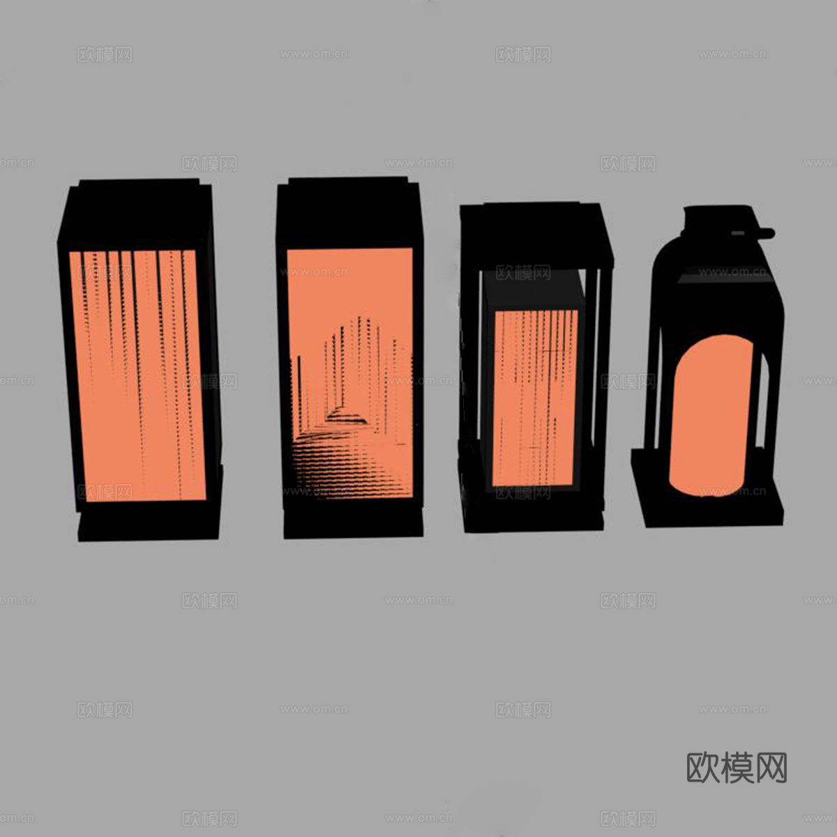 庭院灯su模型