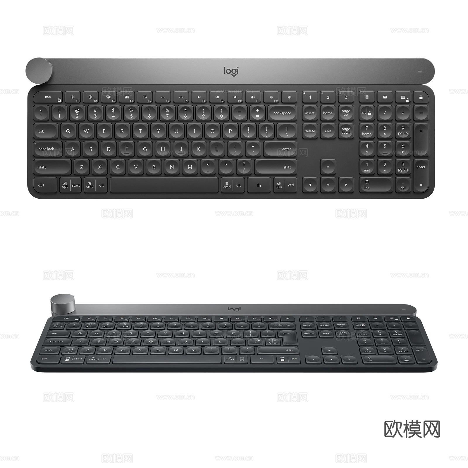 Logi 键盘3d模型