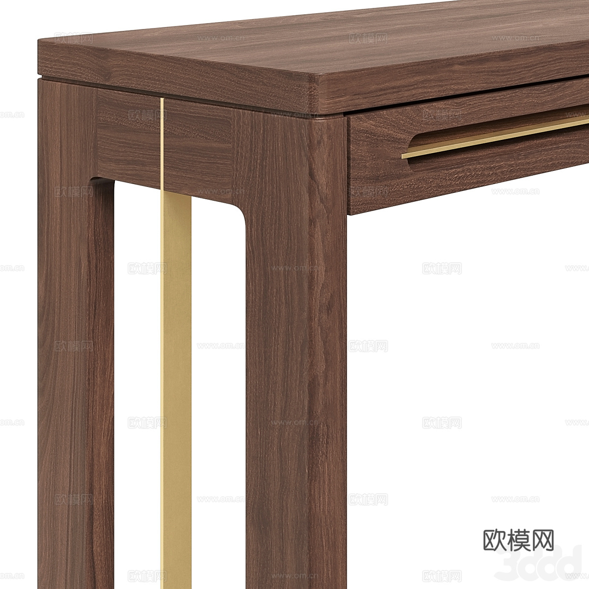 新中式轻奢端景台 玄关柜3d模型