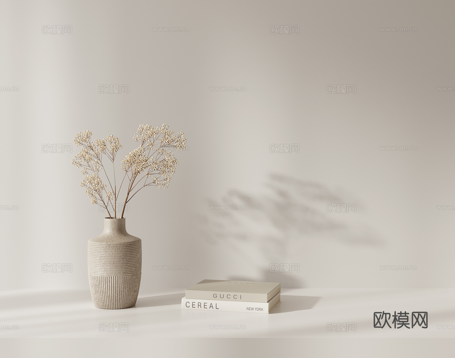 花瓶盆栽su模型