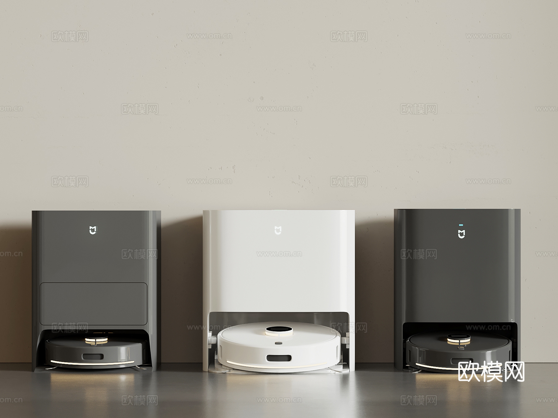 扫地机器人 小米扫地机器人3d模型