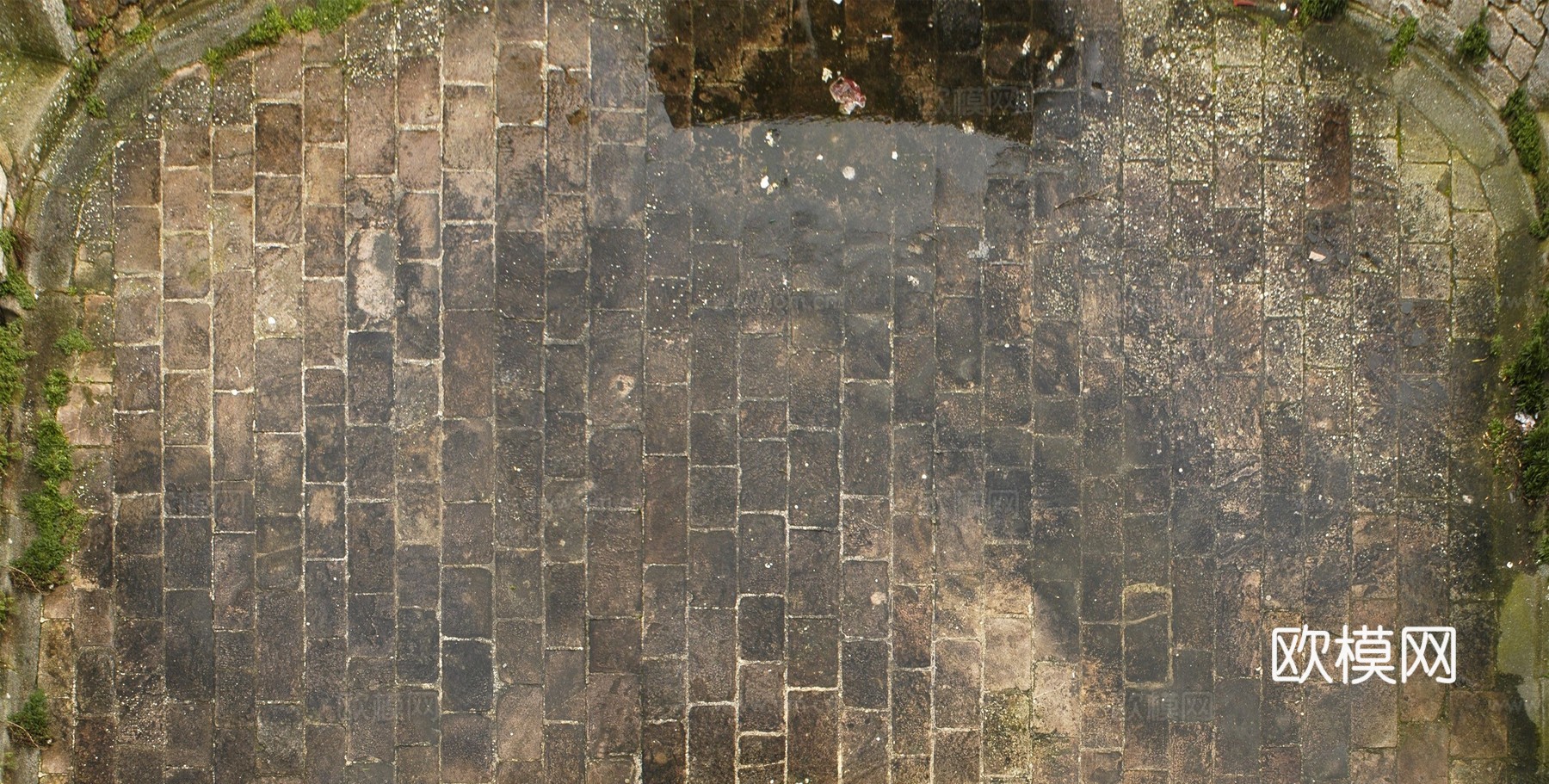 砖块路面  石材拼花 古典墙砖地砖下载