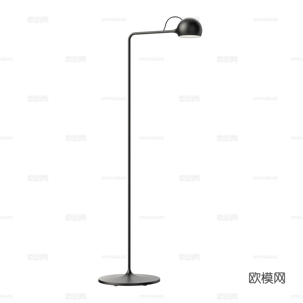 Artemide 现代落地灯 极简落地灯 阅读灯 黑色落地灯3d模型