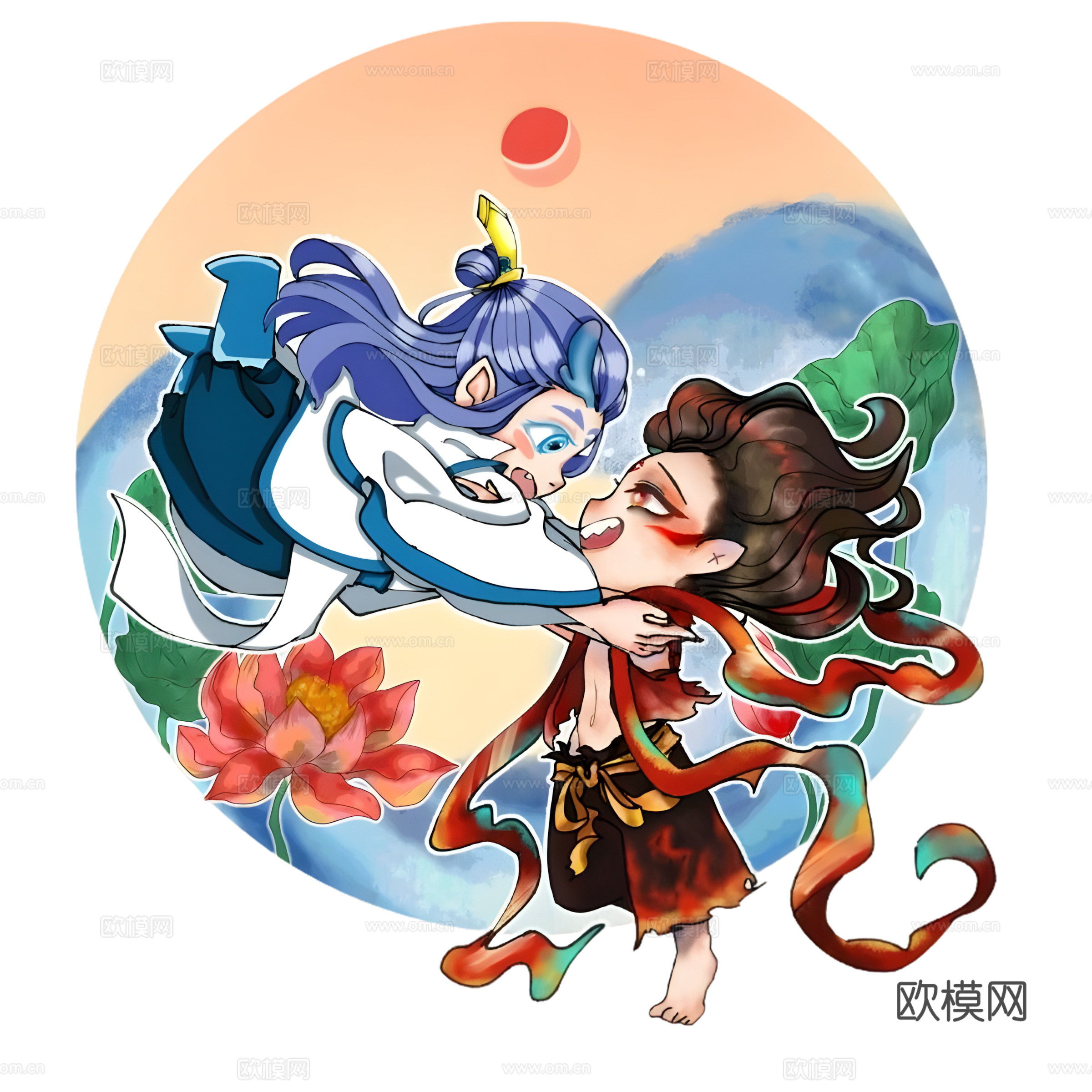 哪吒 壁纸 电影海报 二次元 动漫 卡通下载