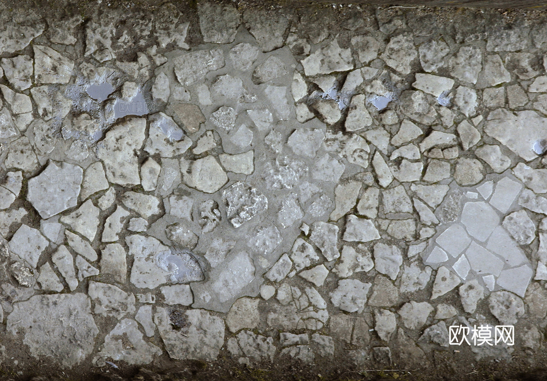 砖块路面  石材拼花 古典墙砖地砖下载