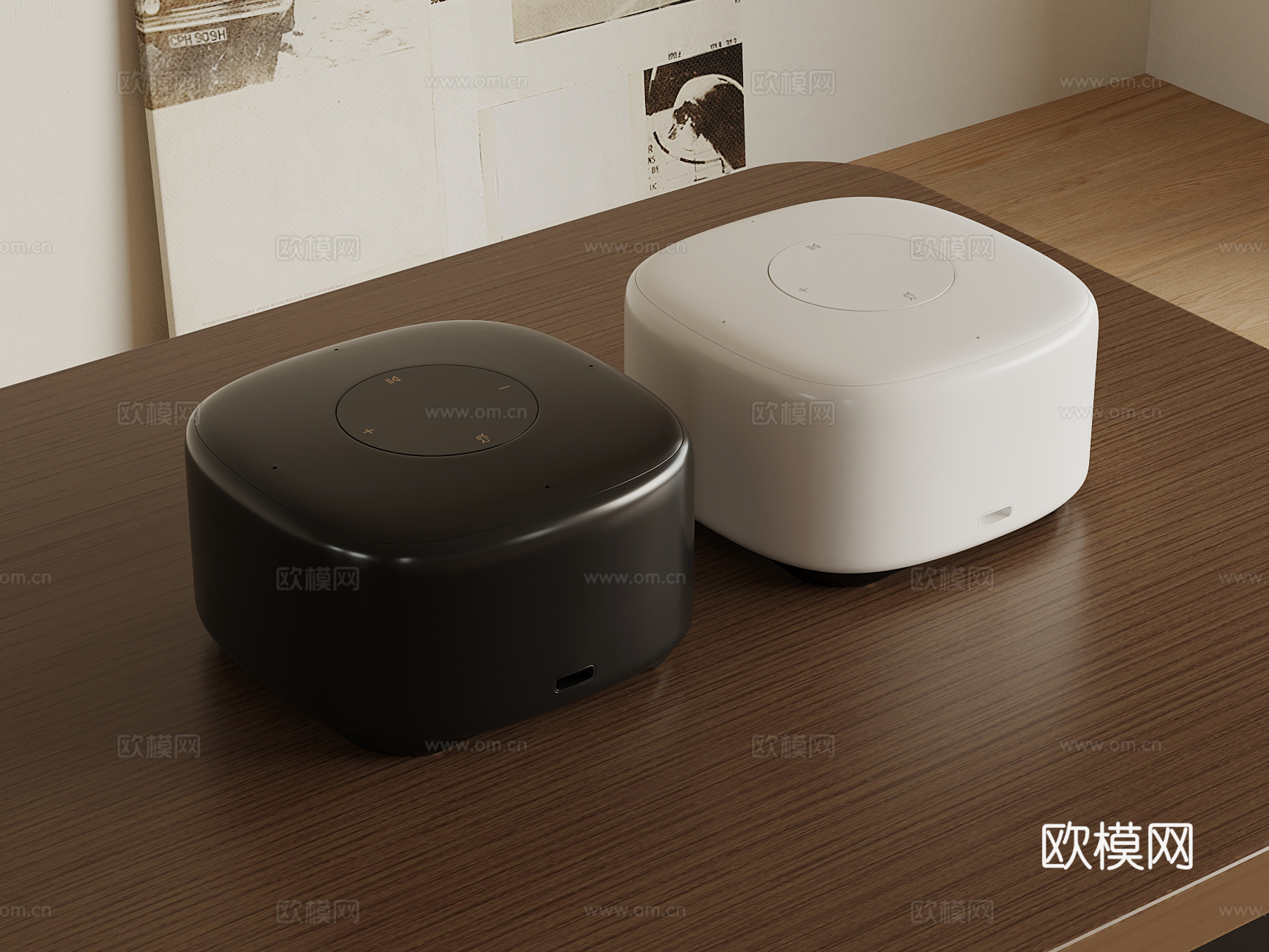 音响 现代智能音响3d模型