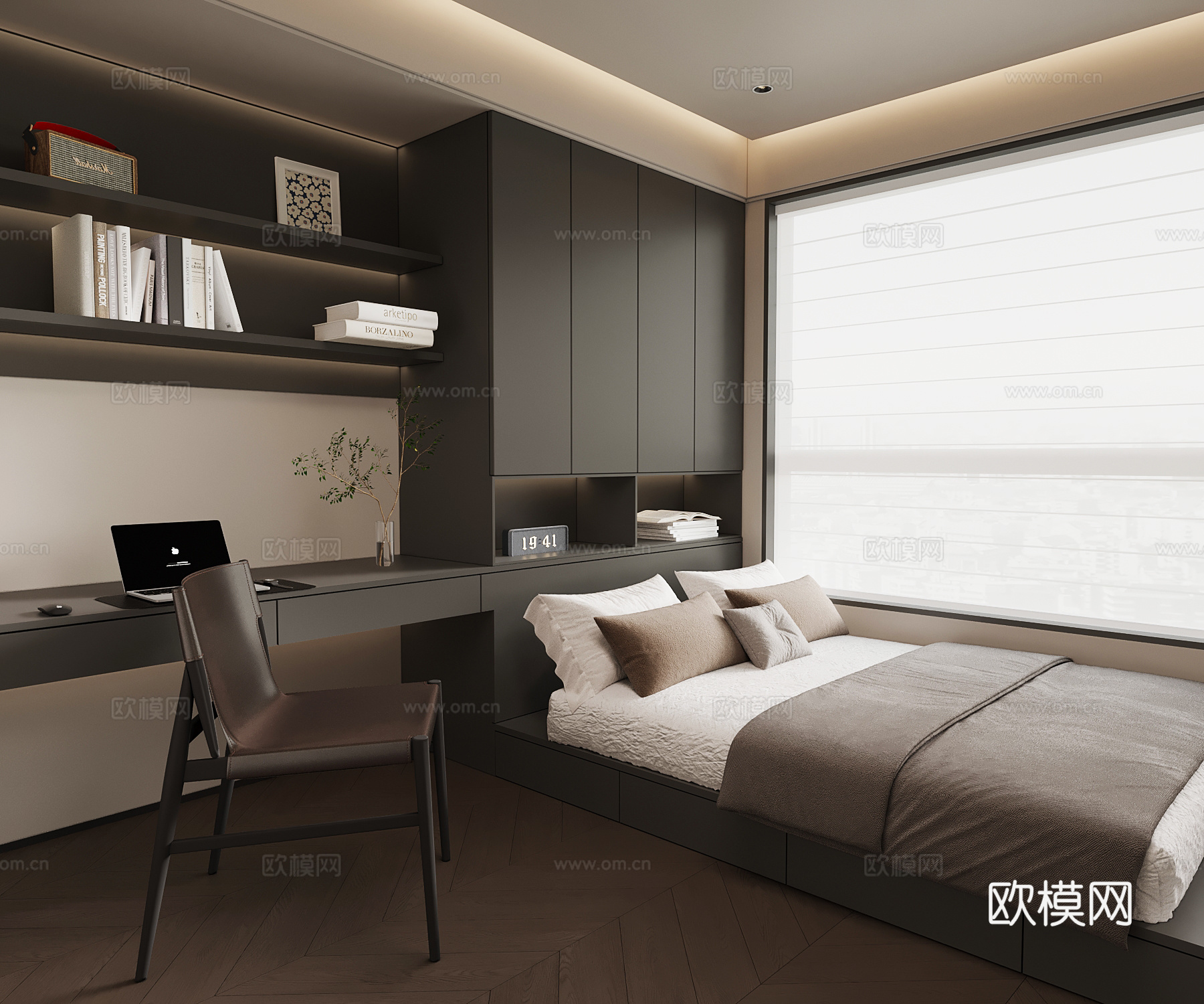 意式榻榻米3d模型