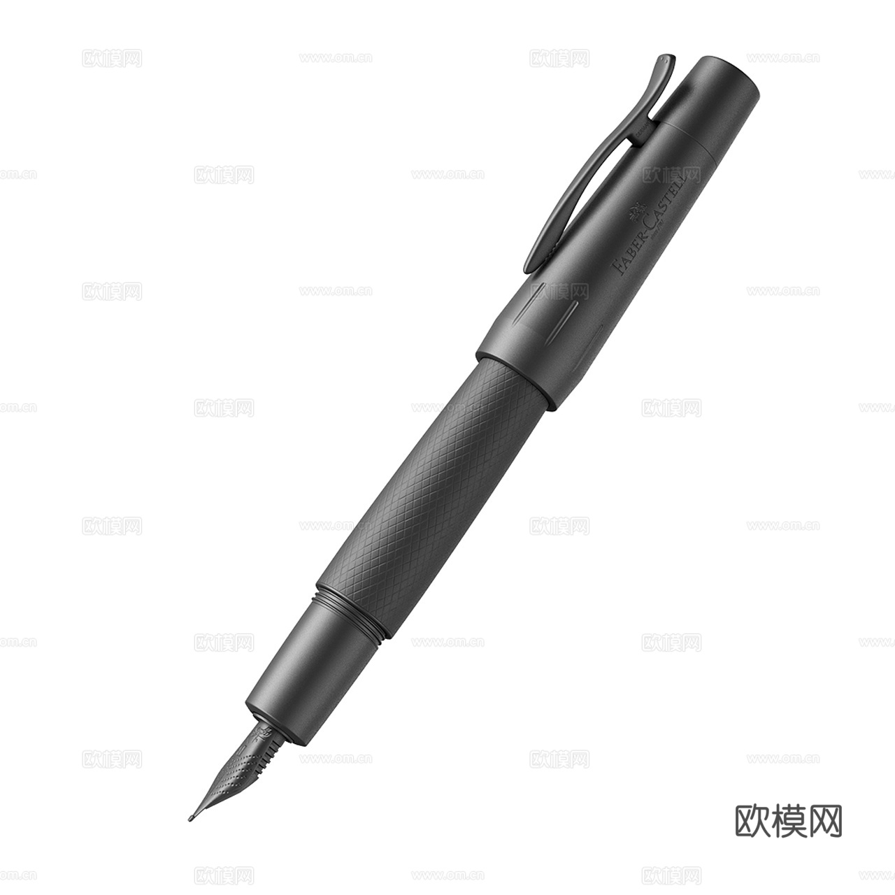 Faber Castell 现代钢笔 黑色钢笔 签字笔 笔3d模型