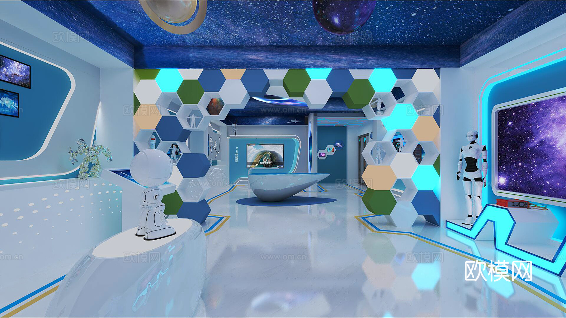 科技展厅3d模型