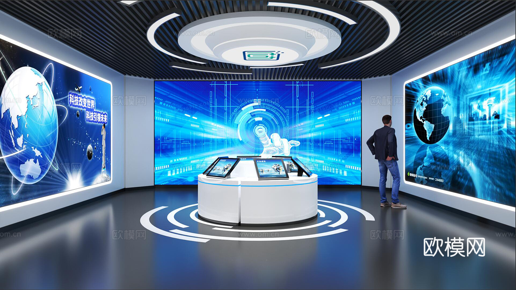 科技展厅3d模型