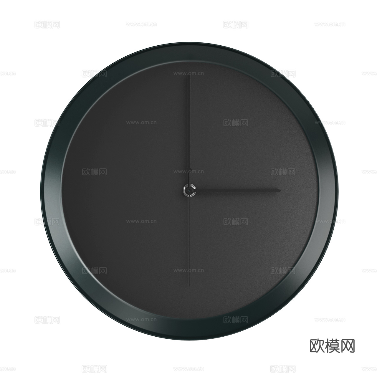 Atipico 极简时钟 挂钟 壁挂时钟 圆形时钟 陶瓷时钟3d模型