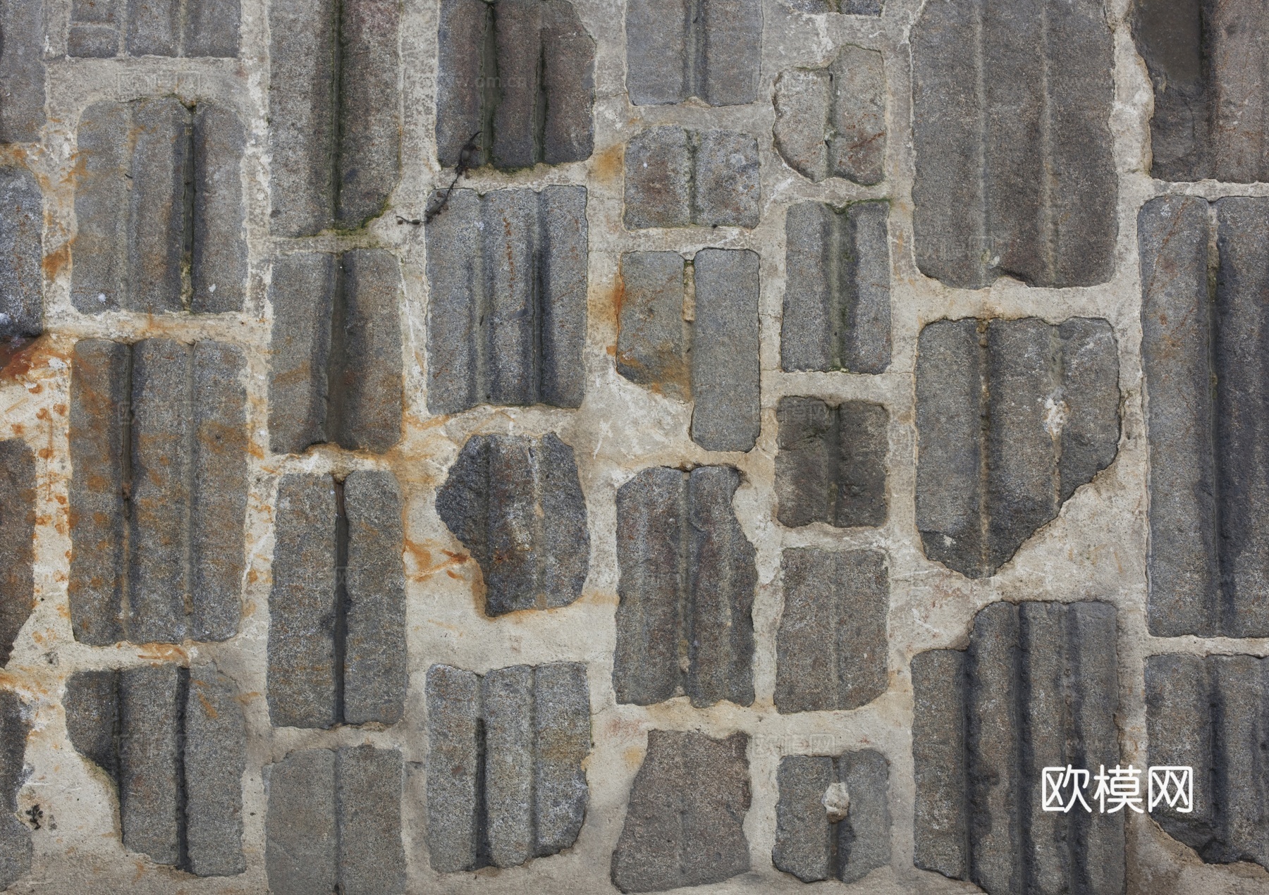 砖块路面  石材拼花 古典墙砖地砖下载